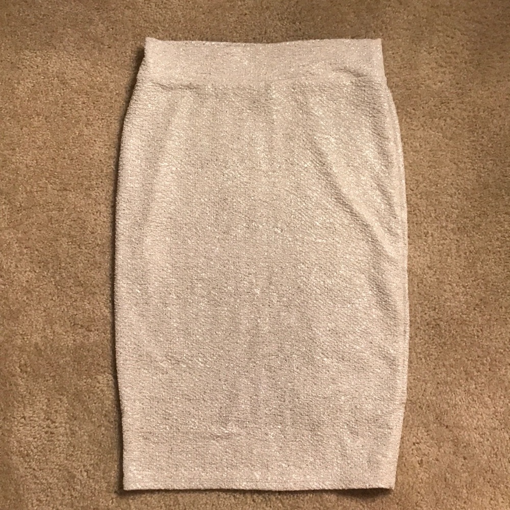 Windsor White Gold Flaked Skirt